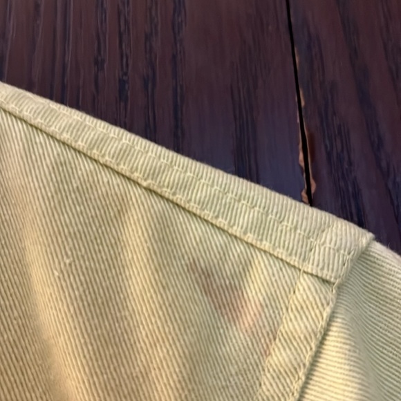 Coldwater Creek lime colored long sleeved jacket with beaded designs. Size PS. - Picture 11 of 11